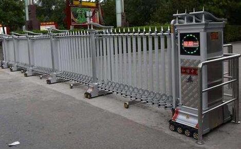 寧波出安智能為寧波市商貿(mào)集團(tuán)有限公司添上電動(dòng)伸縮門(mén)