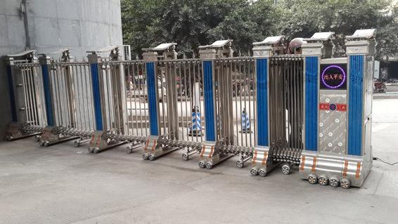 寧波海曙菁華雙預(yù)培訓(xùn)學(xué)校采購(gòu)寧波出安智能電動(dòng)伸縮門(mén)