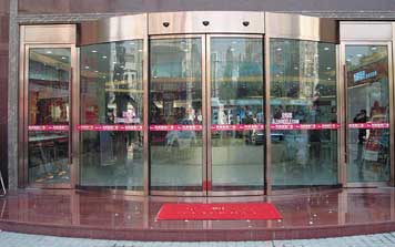 自動(dòng)弧形門 - 弧形自動(dòng)門-半圓