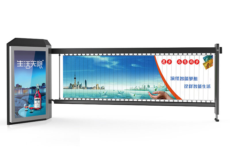 自動翻轉(zhuǎn)廣告道閘