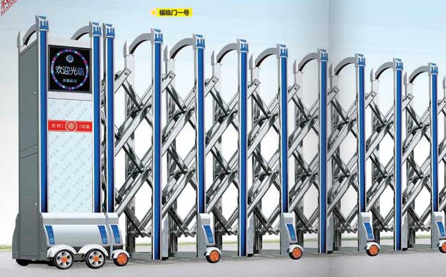 福臨門一號不銹鋼伸縮門