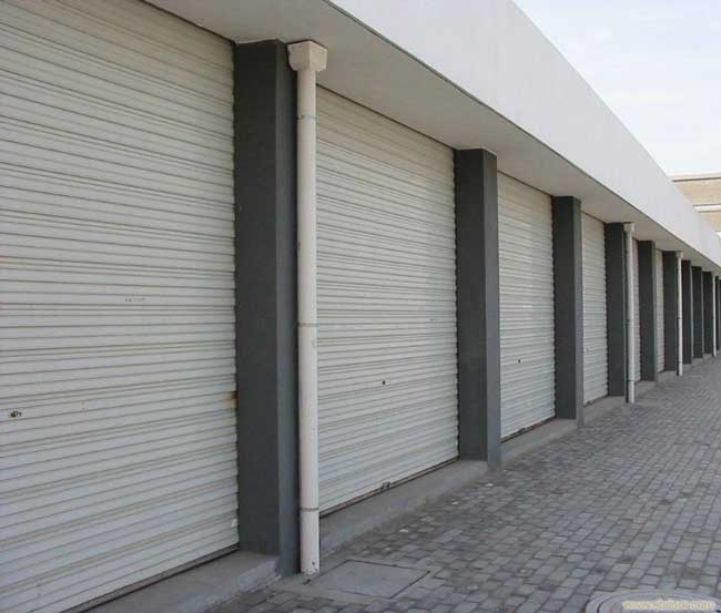 彩鋼板電動卷閘門