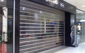 水晶卷簾門 - 水晶電動卷簾門