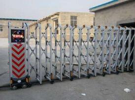 臺州出安智能電動伸縮門讓臺州開元大酒店顯得更有個性