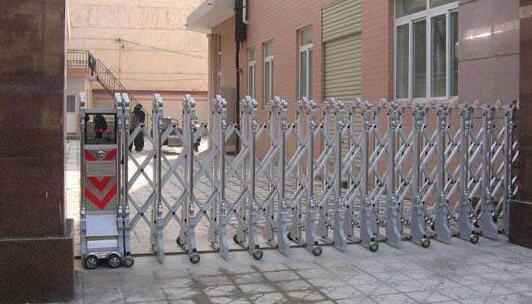 臺(tái)州出安智能為臺(tái)州市新光文具有限公司添上電動(dòng)伸縮門