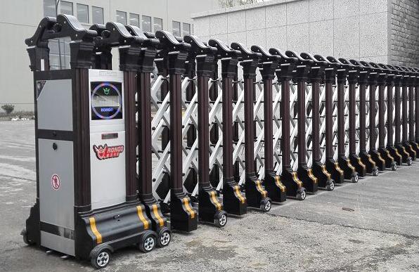 嘉興市興騰腳輪有限公司選用嘉興出安智能電動伸縮門