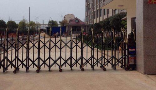 嘉興輔成小學(xué)采購嘉興出安智能伸縮門