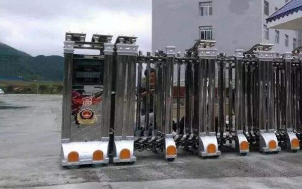 金華出安智能電動伸縮門順利進駐金華市金盾實業(yè)有限公司