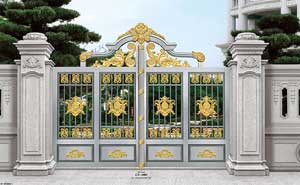 鋼藝大門 - 鋼藝庭院門-GY-1005