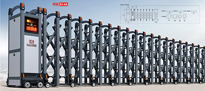 鋁合金伸縮門 - 和諧614A