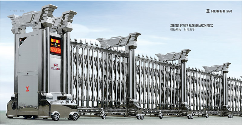 精鋼G601不銹鋼伸縮門