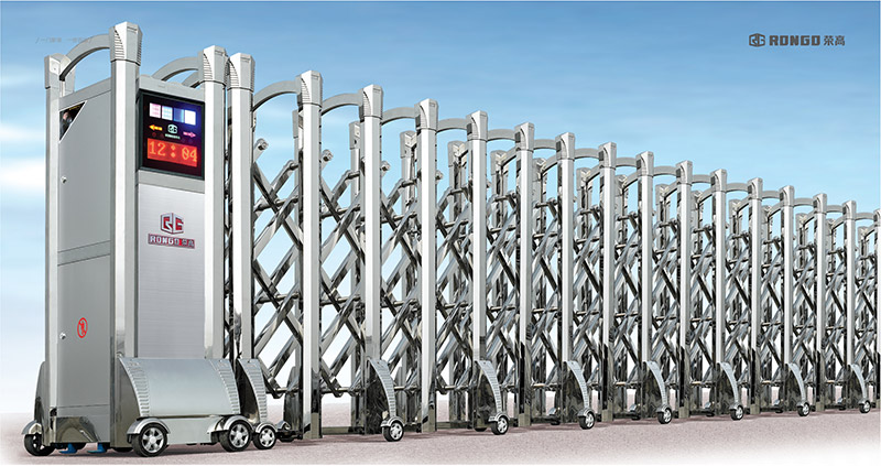 精鋼G602不銹鋼伸縮門