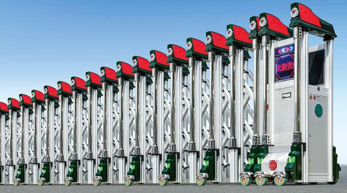 長江新世界選用南陽出安智能伸縮門