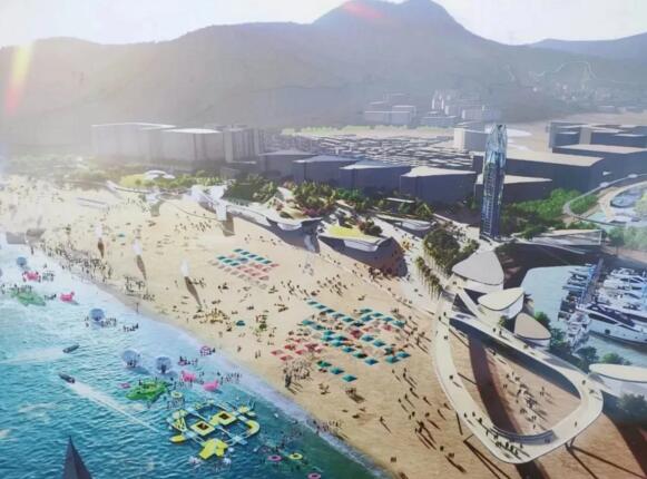 大梅沙重建后效果圖