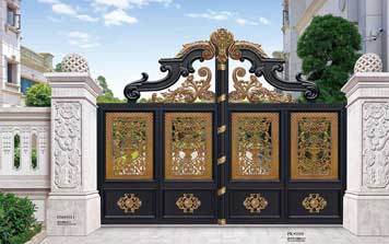 庭院別墅大門 - 豪華平開庭院大門PK1009