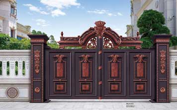 豪華平開庭院大門PK1001