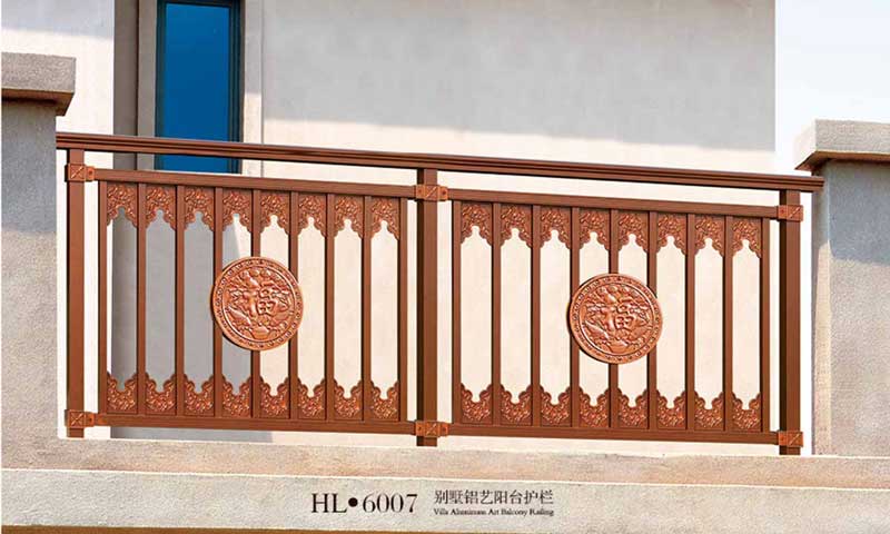 別墅鋁藝陽(yáng)臺(tái)護(hù)欄HL6007