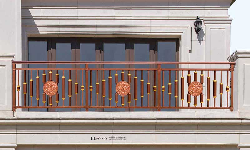 別墅鋁藝陽臺護欄HL6006