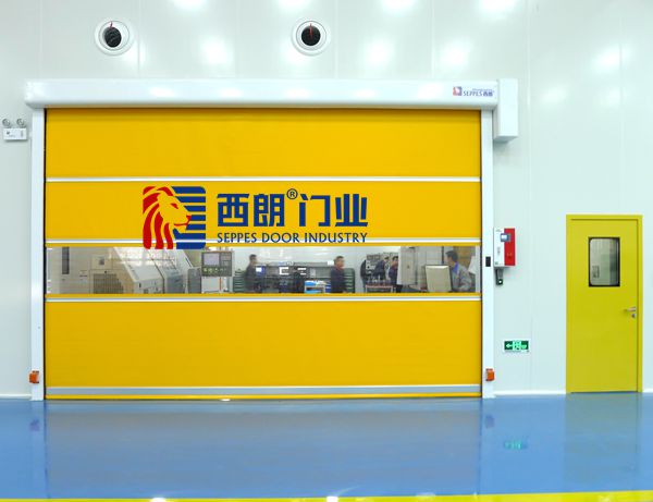 張家港電動感應帆布卷簾門