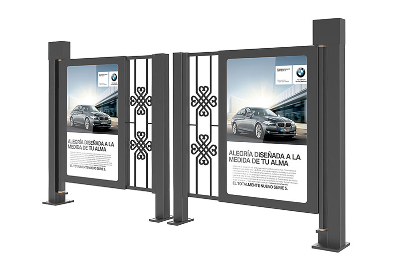 中國風(fēng)風(fēng)格人行通道廣告門