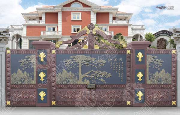 揭陽(yáng)隆江新城別墅大門案例 - 中出網(wǎng)-智能出入口與停車充電門戶