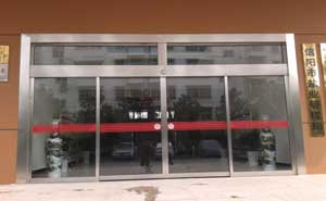 信陽鹽業(yè)局自動(dòng)門案例
