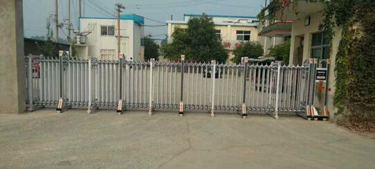 邢臺博康集團(tuán)有限公司項目與邢臺出安智能再度合作引進(jìn)電動伸縮門