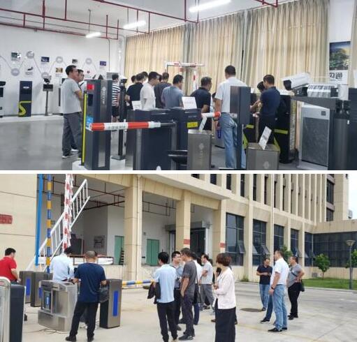 生產(chǎn)中心負責人莫總熱情接待并帶領大家參觀了科拓的生產(chǎn)車間