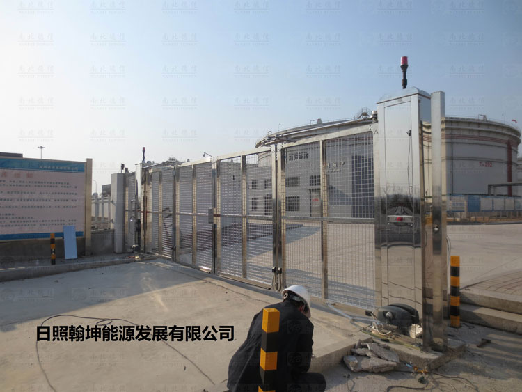 日照出安智能懸浮折疊門進駐日照翰坤能源發(fā)展有限公司