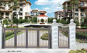 日照出安智能別墅鋁藝大門成為萊頓小鎮(zhèn)的“新寵”   