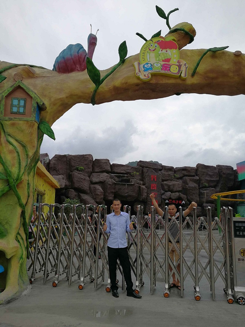 熱烈祝賀荊州出安智能電動(dòng)伸縮門(mén)進(jìn)駐荊州游樂(lè)園