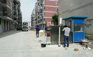 黃岡碧桂園電動(dòng)伸縮門(mén)案例