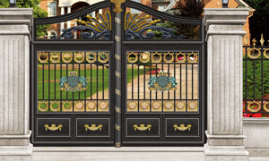 寧德弘祥?天璽鋁藝大門案例