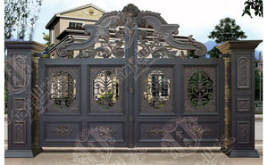 庭院別墅大門 - 鋁藝庭院門-JT-DM011