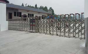 達(dá)州大竹工業(yè)園區(qū)電動伸縮門案例