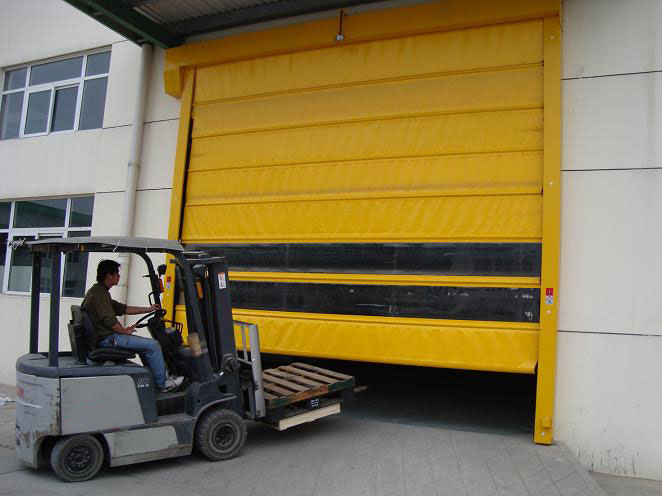 車(chē)間通道專(zhuān)用地磁感應(yīng)快速堆積門(mén)