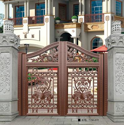 三門(mén)峽博豐明鉆鋁藝大門(mén)案例 - 中出網(wǎng)-智能出入口與停車(chē)充電門(mén)戶(hù)