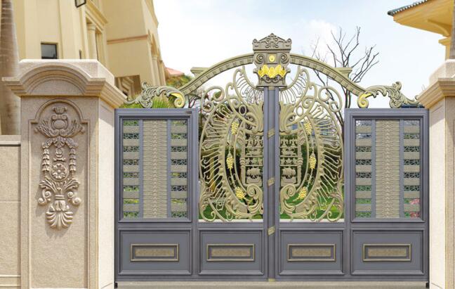 慶賀中梁壹號(hào)院選用玉溪出安智能別墅大門