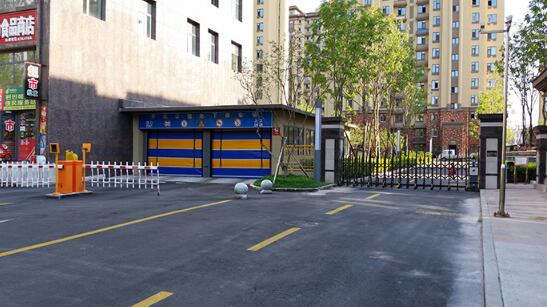 感謝盛世桃城一直以來對衡水出安智能道閘的支持！