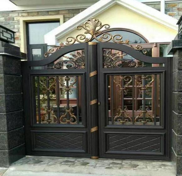 麗景福苑尚園選擇衡水出安智能為別墅鋁藝大門(mén)供貨商