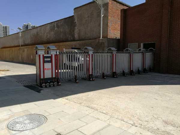 長治高新區(qū)工業(yè)園區(qū)電動伸縮門案例 - 中出網(wǎng)-智能出入口與停車充電門戶