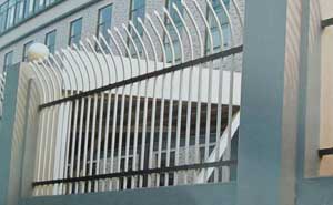 鋅鋼護欄單向彎頭型1