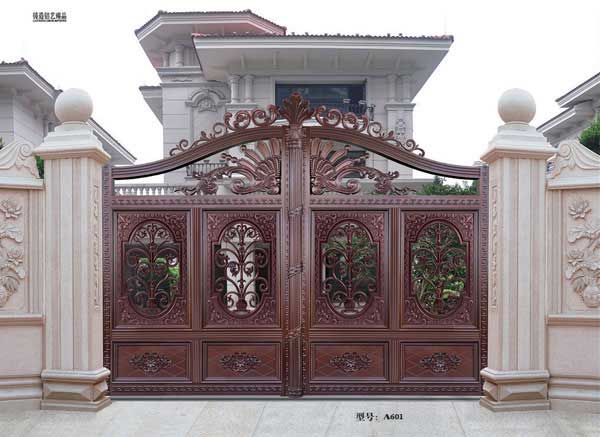 牡丹江珍寶島?未來(lái)城別墅大門(mén)案例 - 中出網(wǎng)-智能出入口與停車(chē)充電門(mén)戶(hù)