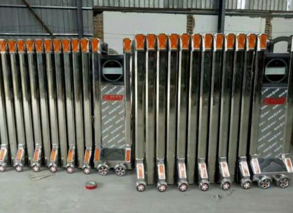 舟山出安智能伸縮門成為三盛·南沙里的守門神