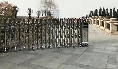 舟山出安智能電動(dòng)伸縮門(mén)成功落地舟山蓉浦學(xué)院