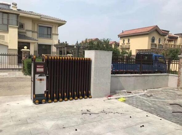 麗水出安智能伸縮門成一品南明的安全看護(hù)