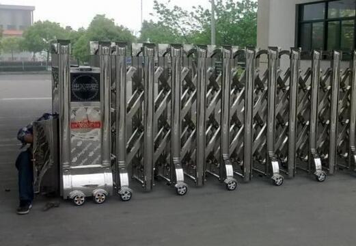 麗水出安智能電動(dòng)伸縮門(mén)成功牽手浙江省麗水市藍(lán)天制筆有限公司