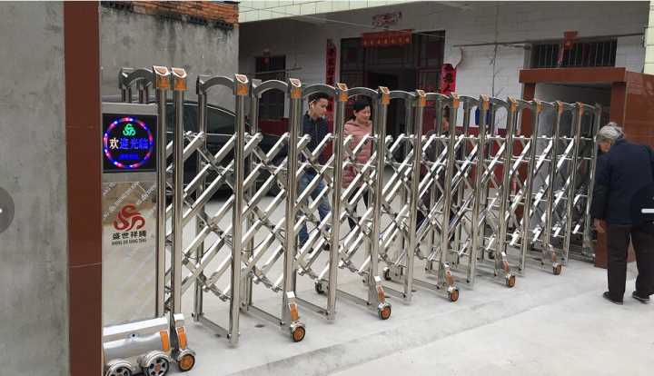 撫州出安智能電動伸縮門進駐撫州農(nóng)家小院子