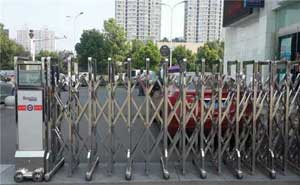 慶賀六安出安智能電動(dòng)伸縮門進(jìn)駐六安市建設(shè)銀行