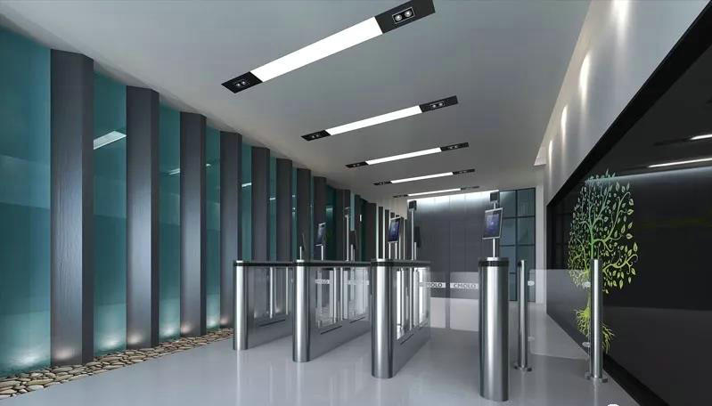 測(cè)溫通道閘機(jī)